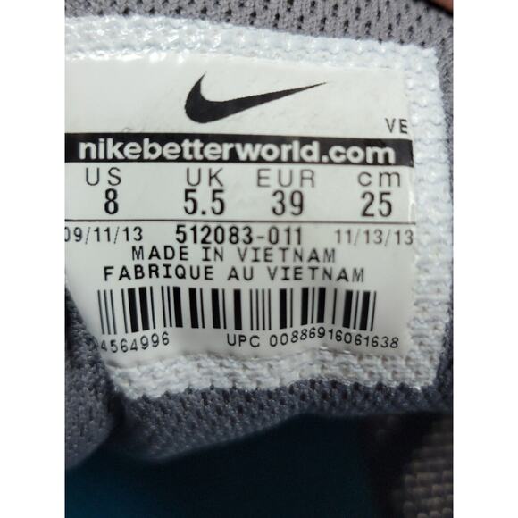 Nike Air Relentless 2 512083-011 Women’s Grey Blue Running Shoes Size 8 - Picture 6 of 16